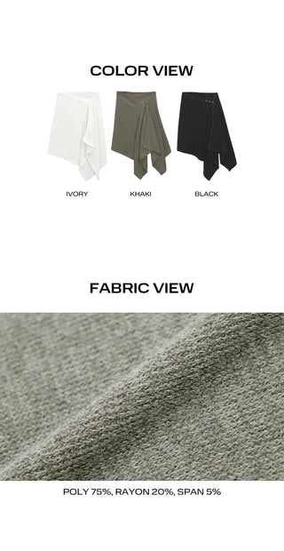 Tien Asymmetrical Wrap Skirt