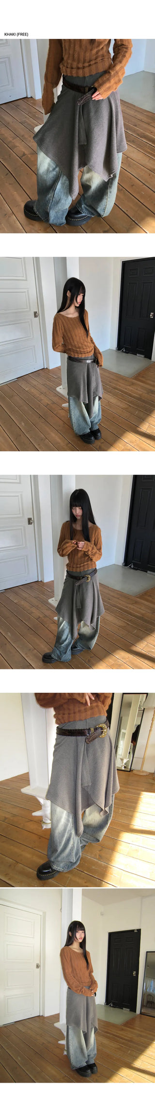 Tien Asymmetrical Wrap Skirt