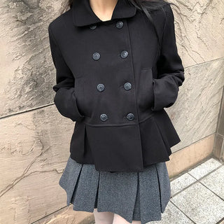 Elon Wool Pleated Mini Skirt