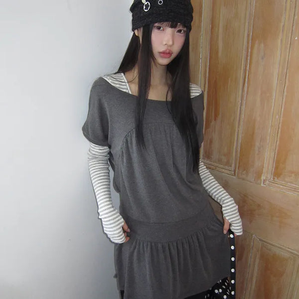 Logan Layered Short Sleeve Dress