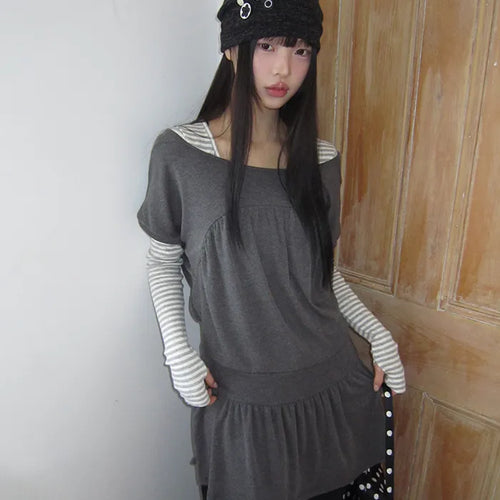 Logan Layered Short Sleeve Dress