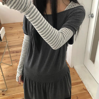 Logan Layered Short Sleeve Dress