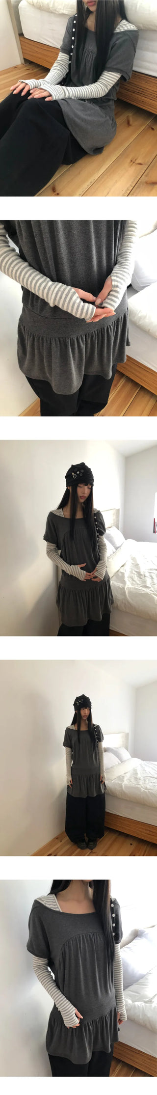 Logan Layered Short Sleeve Dress