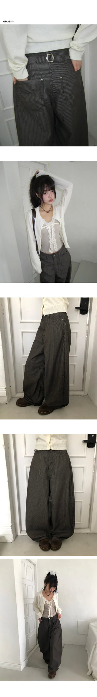 Boren Stripe Bijo Balloon Pants