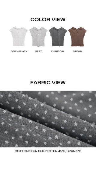 Boe Star Short Sleeve Hoodie