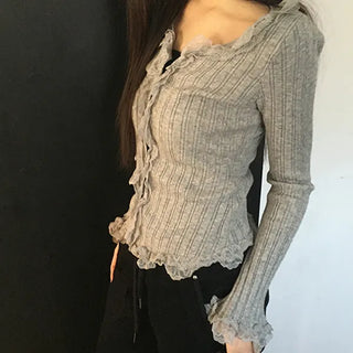 Levin Frill Lace Cardigan