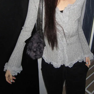 Levin Frill Lace Cardigan
