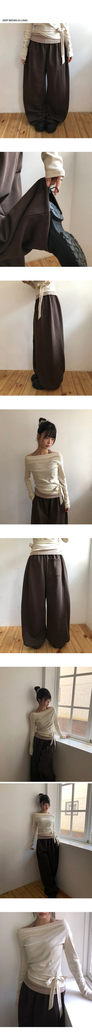 Bakan Wide Two-Way Elastic Pants