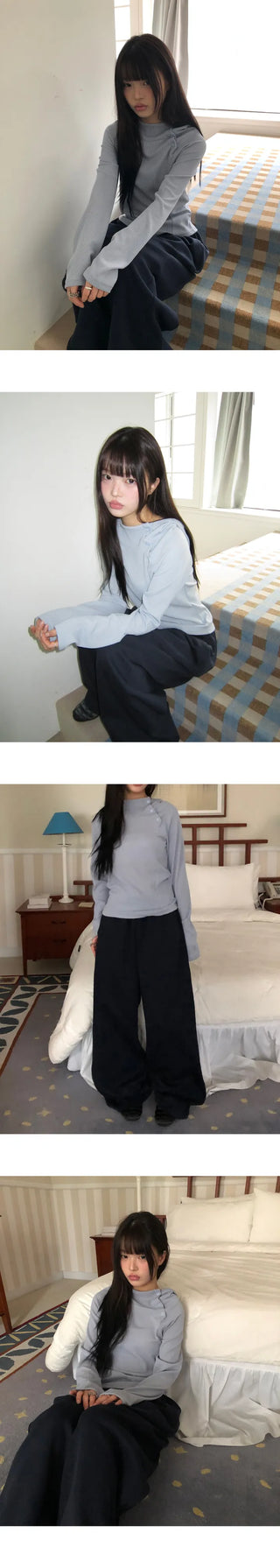Bakan Wide Two-Way Elastic Pants