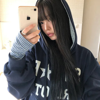 Hugo Star Two-Way Zip-Up Hoodie