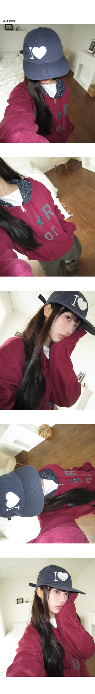 Hugo Star Two-Way Zip-Up Hoodie