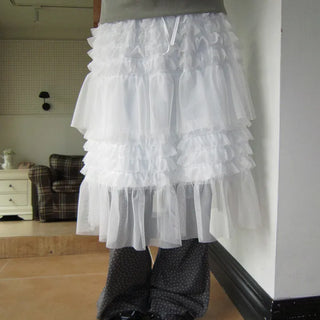 Lapue Frill Tiered Midi Skirt