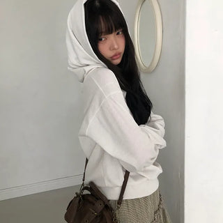 Mora Off-shoulder Hooded Sweatshirt