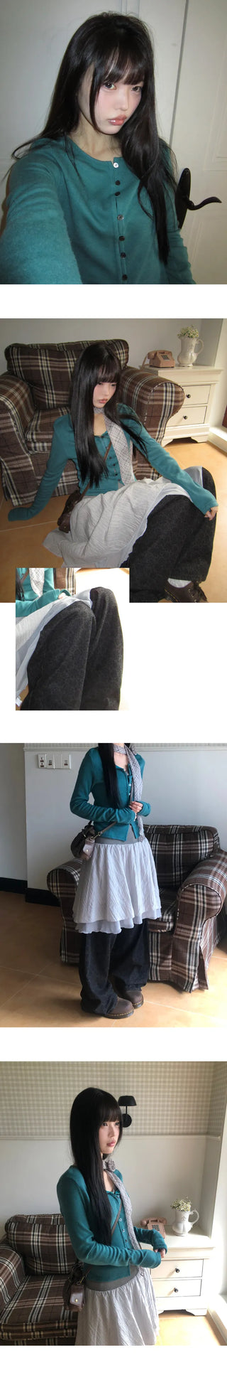 Drew Daisy Flower Wide Denim Pants