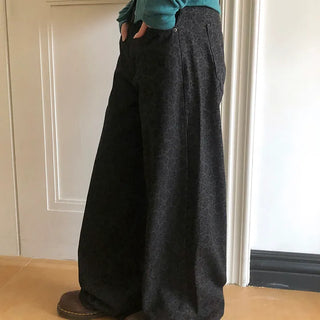 Drew Daisy Flower Wide Denim Pants