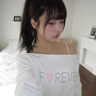 Baru Forever Off-Shoulder Sweatshirt