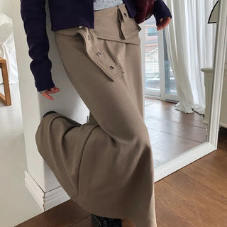 Robic Pocket Belt Elastic Long Skirt