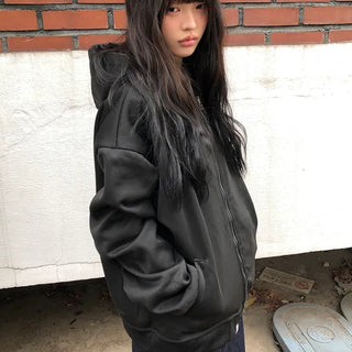 Kaya Camo Reversible Zip-Up Hoodie