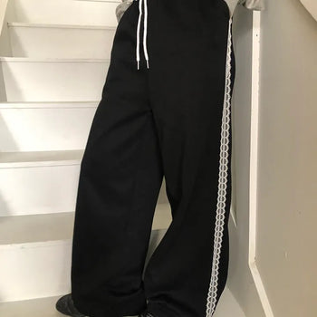 Elba Lace Two-Way Elastic Pants