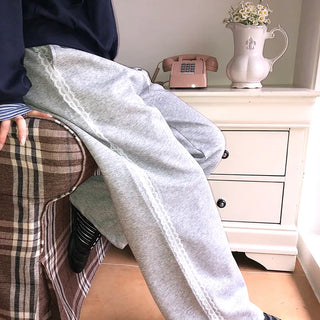 Elba Lace Two-Way Elastic Pants