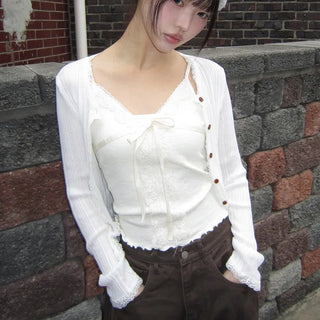 Yudin Wavy Lace Sleeveless