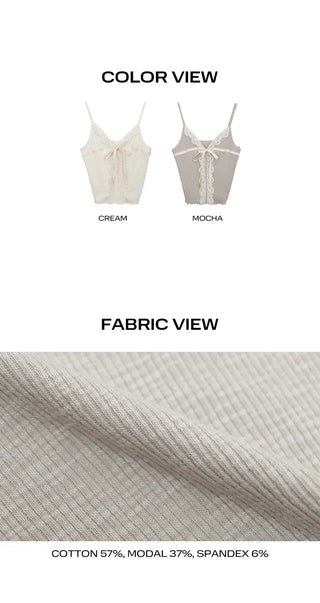 Yudin Wavy Lace Sleeveless