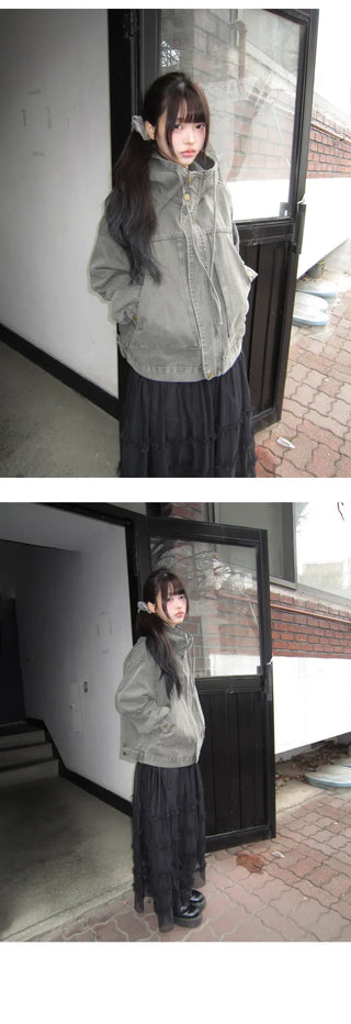 Lamu Tiered Long Skirt