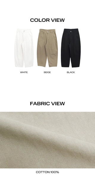 Cron Back Pocket Studded Cotton Pants