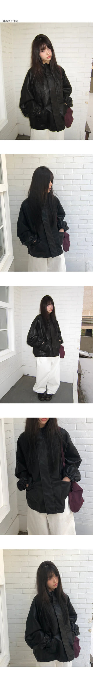 Marant Big Pocket Leather Jacket