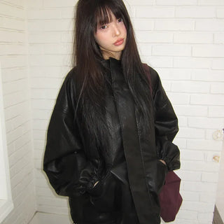 Marant Big Pocket Leather Jacket