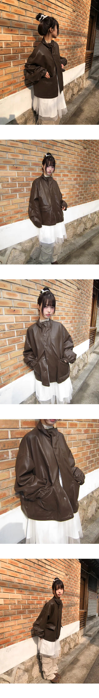 Marant Big Pocket Leather Jacket