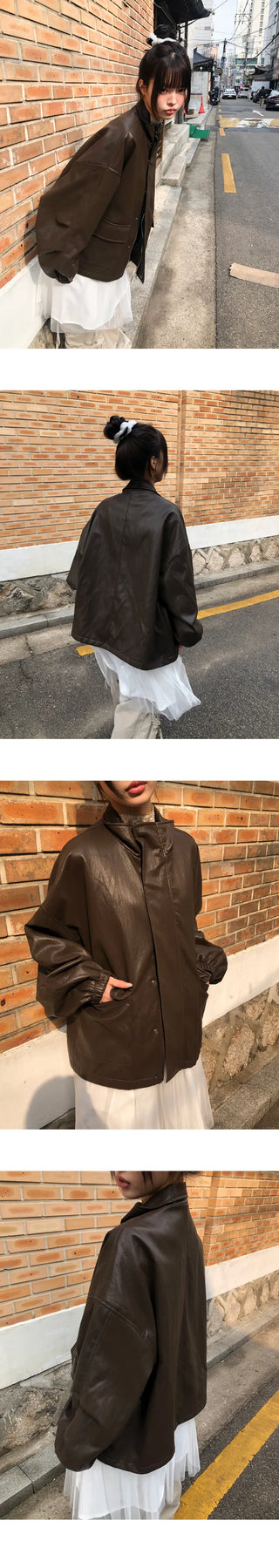 Marant Big Pocket Leather Jacket