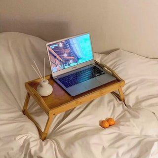 Wood Bed Table