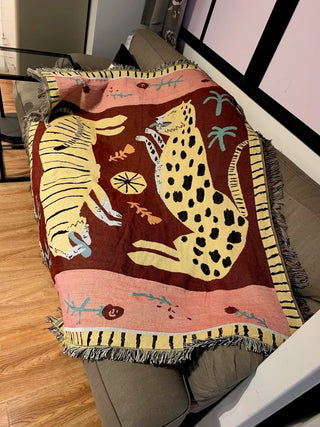 Boho Tiger Tapestry