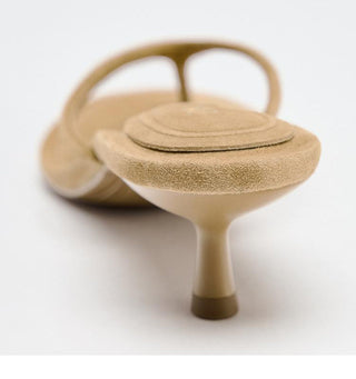 Round Toe Heel Flip-Flops