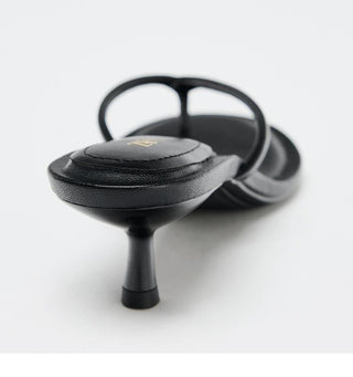 Round Toe Heel Flip-Flops