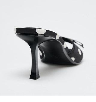 High Heel Bow Sandals