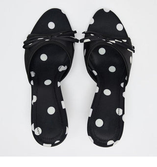 High Heel Bow Sandals