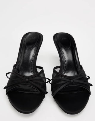 High Heel Bow Sandals