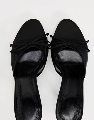 High Heel Bow Sandals