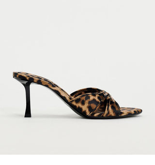 High Heel Bow Sandals