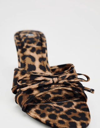 High Heel Bow Sandals