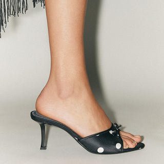High Heel Bow Sandals