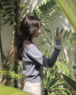 (9 colors) Washable fluffy knit cardigan