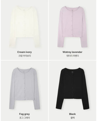 Daily Rib T-Shirt Cardigan