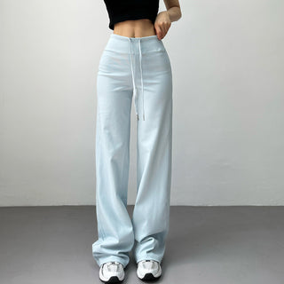 slim straight pants