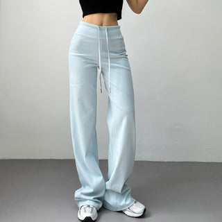 slim straight pants