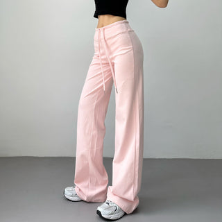 slim straight pants