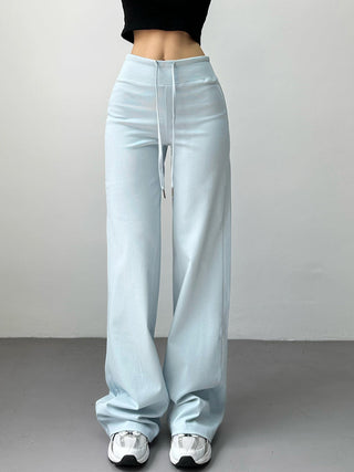 slim straight pants