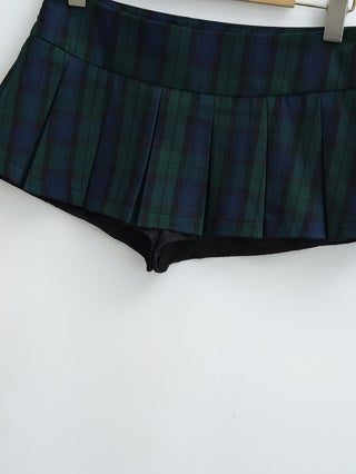 plaid miniskirt